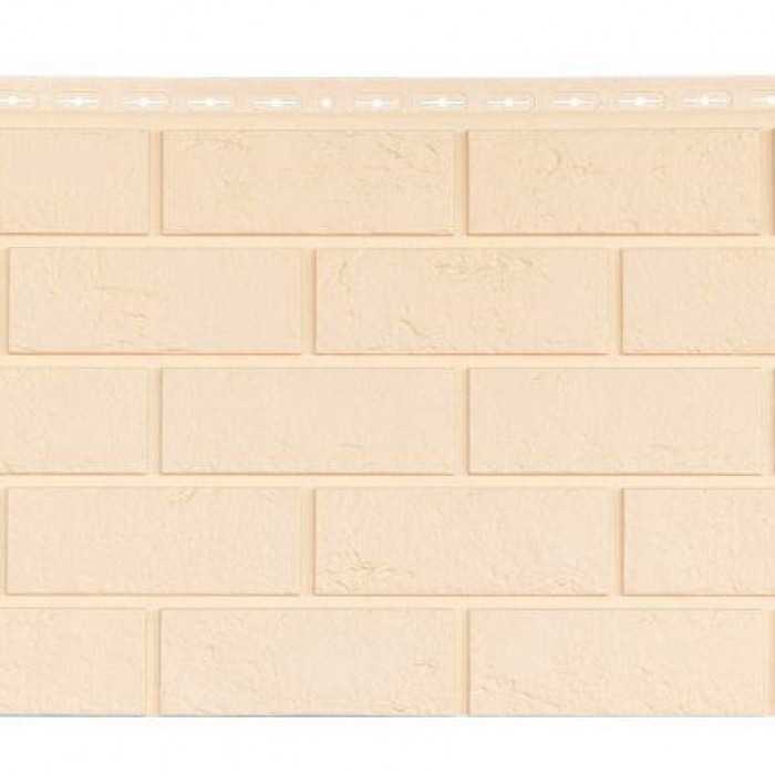 Фасадная панель Grand Line Кирпич состаренный Стандарт Бежевый